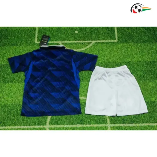 Camisa Titular Infantil Francia Copa do Mundo 2026 Azul/Branco