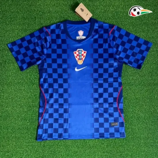 Camisa Reserva Croacia Copa do Mundo 2026 Azul