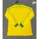 Camisa Retrô Titular Brasil 1998 Amarelo Manga Longa