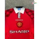 Camisa Retrô Titular Manchester United 1996/1998 Vermelho