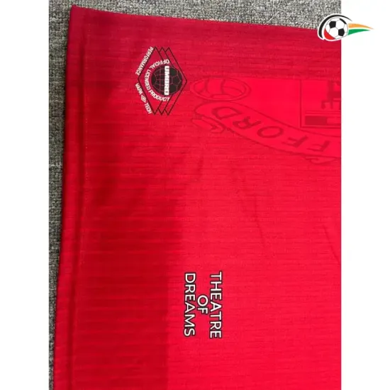 Camisa Retrô Titular Manchester United 1996/1998 Vermelho Manga Longa