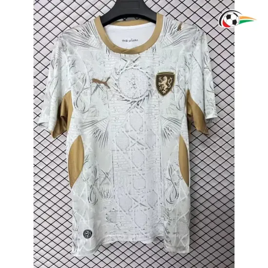 Camisa Reserva Checa Copa do Mundo 2026 Branco