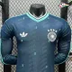 Camisa Reserva Versão Jogador Alemanha Copa do Mundo 2026 Azul Manga Longa