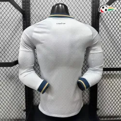 Camisa Reserva Versão Jogador Italia Copa do Mundo 2026 Branco Manga Longa