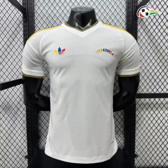 Camisa Reserva Versão Jogador Venezuela Copa do Mundo 2026 Branco