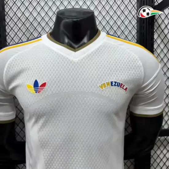 Camisa Reserva Versão Jogador Venezuela Copa do Mundo 2026 Branco