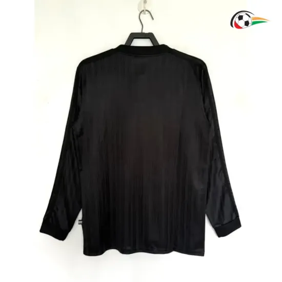 Camisa Retrô Liverpool 1995/1996 Edição Especial Preto Manga Longa