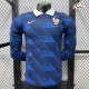 Camisa Titular Versão Jogador Francia Copa do Mundo 2026 Azul Manga Longa