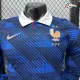 Camisa Titular Versão Jogador Francia Copa do Mundo 2026 Azul Manga Longa
