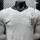 Camisa Titular Versão Jogador Inglaterra Copa do Mundo 2026 Branco Manga Longa