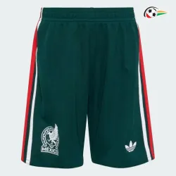 Shorts de Futebol Reserva México Copa do Mundo 2026 Verde