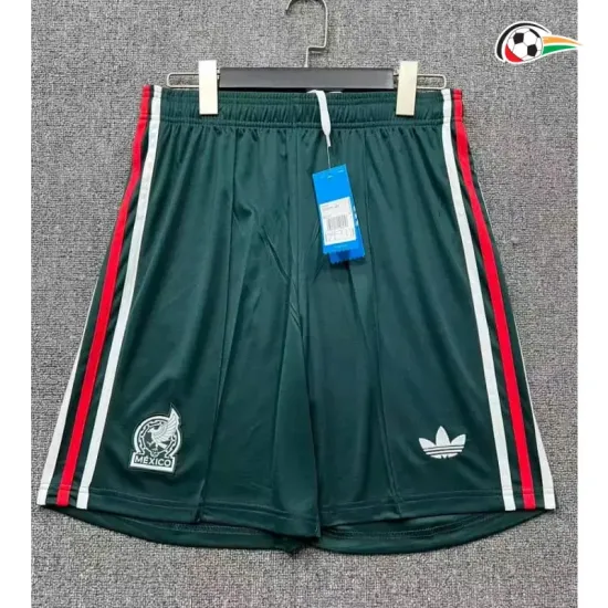 Shorts de Futebol Reserva México Copa do Mundo 2026 Verde