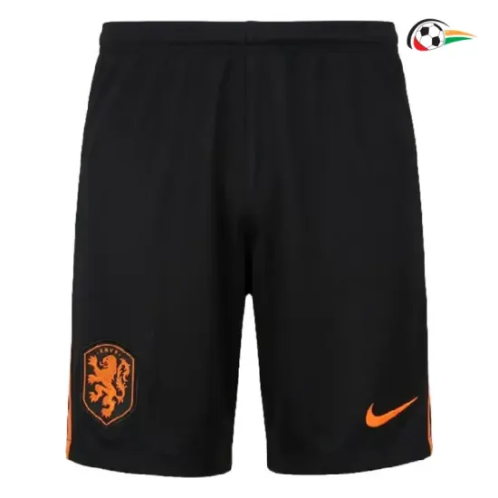 Shorts de Futebol Titular Holanda Copa do Mundo 2026 Preto