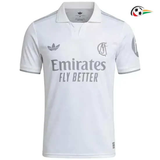 Camisa Real Madrid 125 Edição De Aniversário 2026/2027 Branco