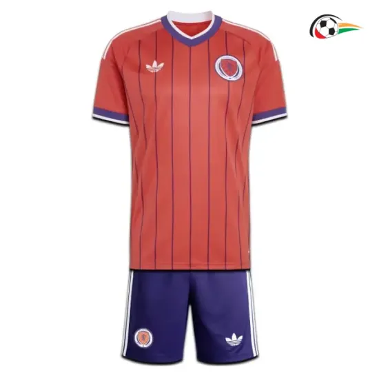 Camisa Reserva Infantil Escocia Copa do Mundo 2026 Rosa