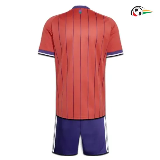 Camisa Reserva Infantil Escocia Copa do Mundo 2026 Rosa