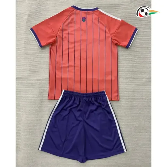 Camisa Reserva Infantil Escocia Copa do Mundo 2026 Rosa