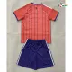 Camisa Reserva Infantil Escocia Copa do Mundo 2026 Rosa