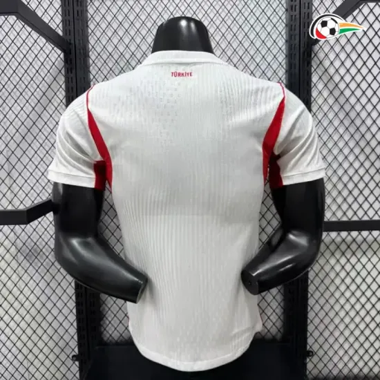 Camisa Reserva Versão Jogador Turquía Copa do Mundo 2026 Branco