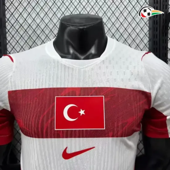 Camisa Reserva Versão Jogador Turquía Copa do Mundo 2026 Branco