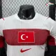 Camisa Reserva Versão Jogador Turquía Copa do Mundo 2026 Branco