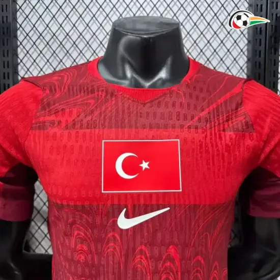 Camisa Titular Versão Jogador Turquía Copa do Mundo 2026 Vermelho