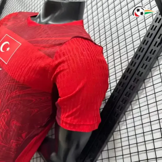 Camisa Titular Versão Jogador Turquía Copa do Mundo 2026 Vermelho
