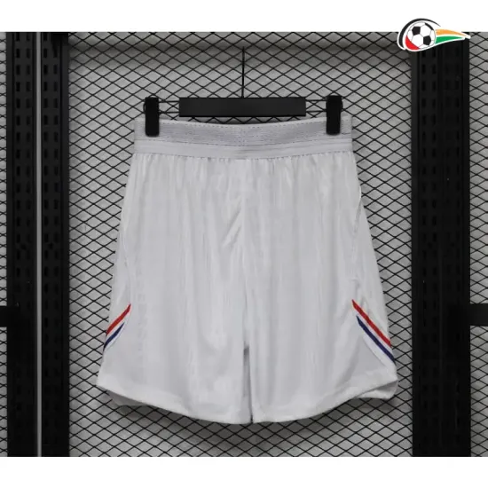 Shorts de Futebol Titular Versão Jogador Francia Copa do Mundo 2026 Branco