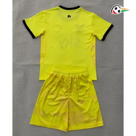 Camisa de Goleiro Reserva Infantil Irland Copa do Mundo 2026 Amarelo