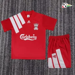 Camisa Retrô Titular Infantil Liverpool 1992/93 Vermelho