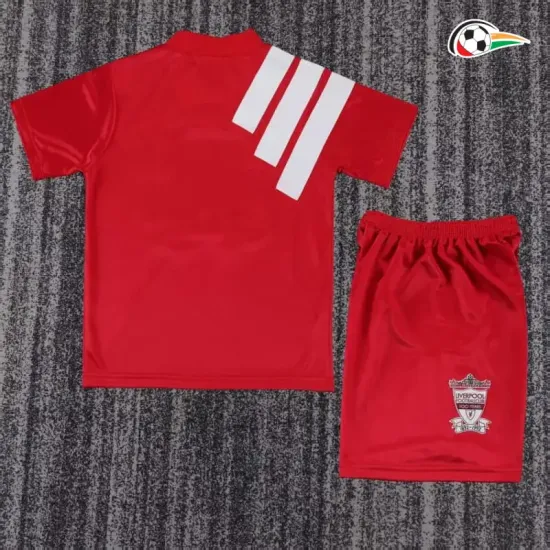 Camisa Retrô Titular Infantil Liverpool 1992/93 Vermelho