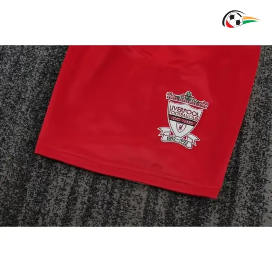 Camisa Retrô Titular Infantil Liverpool 1992/93 Vermelho