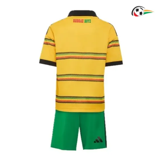 Camisa Titular Infantil Jamaica Copa do Mundo 2026 Amarelo