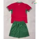 Camisa Titular Infantil Marruecos Copa do Mundo 2026 Vermelho