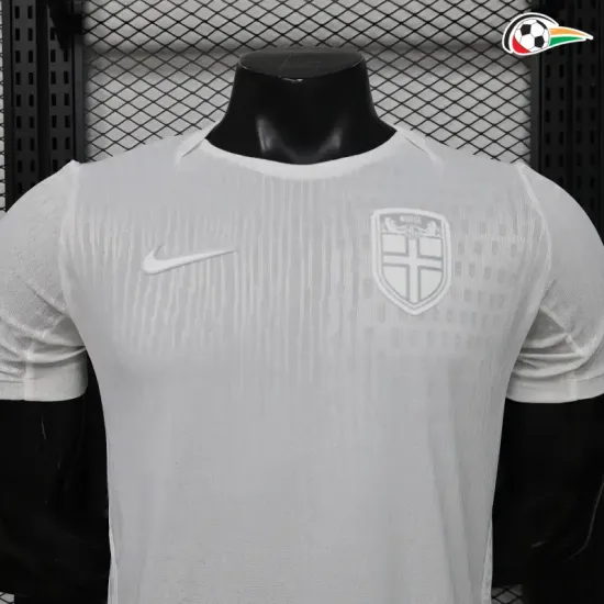 Camisa Alternativa Versão Jogador Noruega Copa do Mundo 2026 Branco