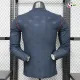 Camisa Reserva Versão Jogador EE.UU Copa do Mundo 2026 Preto Obsidiana Manga Longa