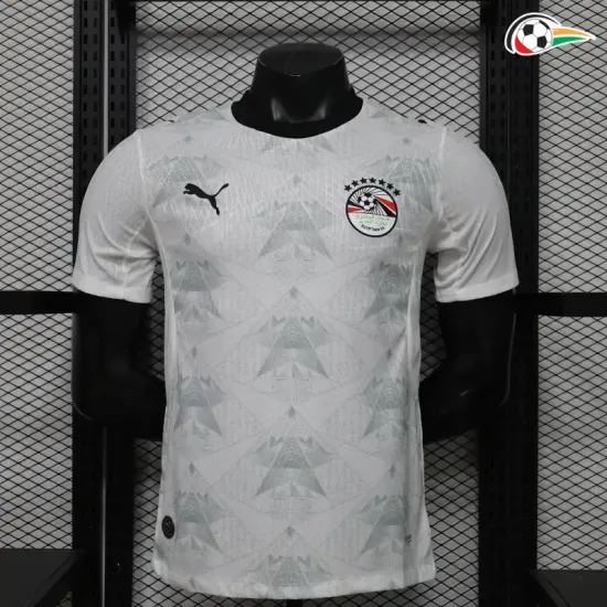 Camisa Reserva Versão Jogador Egipto Copa do Mundo 2026 Branco
