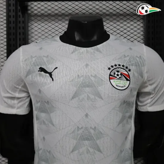 Camisa Reserva Versão Jogador Egipto Copa do Mundo 2026 Branco