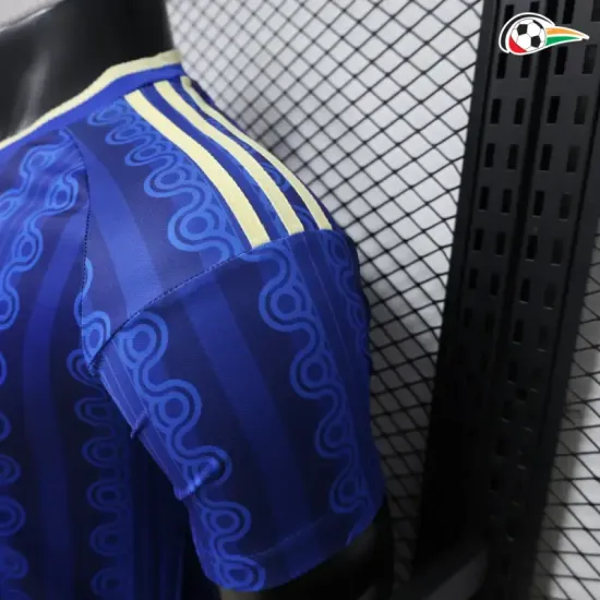 Camisa Reserva Versão Jogador Suecia Copa do Mundo 2026 Azul Escuro