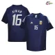 Camisa Retrô Reserva Aimar 16 Argentina 2002 Azul Marinho