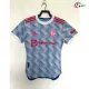 Camisa Retrô Reserva Versão Jogador Manchester United 2021/2022 Azul