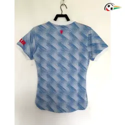 Camisa Retrô Reserva Versão Jogador Manchester United 2021/2022 Azul