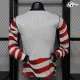 Camisa Titular Versão Jogador EE.UU Copa do Mundo 2026 Vermelho/Branco Manga Longa