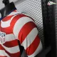 Camisa Titular Versão Jogador EE.UU Copa do Mundo 2026 Vermelho/Branco Manga Longa