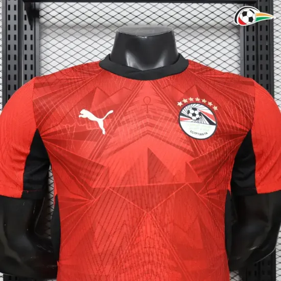 Camisa Titular Versão Jogador Egipto Copa do Mundo 2026 Vermelho