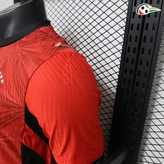 Camisa Titular Versão Jogador Egipto Copa do Mundo 2026 Vermelho