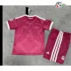 Camisa Alternativa Infantil Real Madrid 2026/2027 Rosa com Patch HP