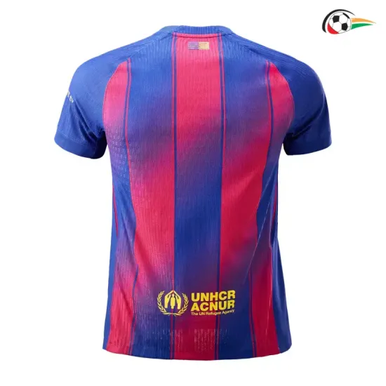 Camisa Barcelona x Olivia Rodrigo 2025/2026 Edição Especial Azul/Vermelho