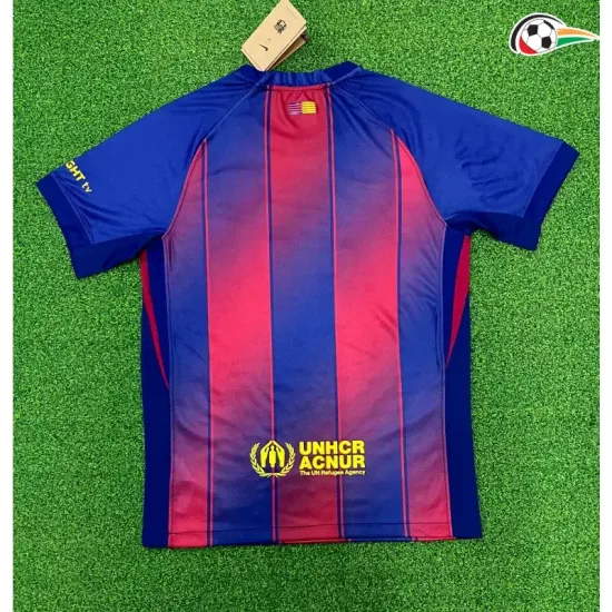 Camisa Barcelona x Olivia Rodrigo 2025/2026 Edição Especial Azul/Vermelho