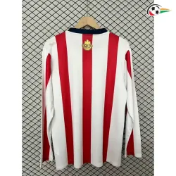 Camisa Chivas 120 Edição De Aniversário 2026/2027 Vermelho/Branco Manga Longa